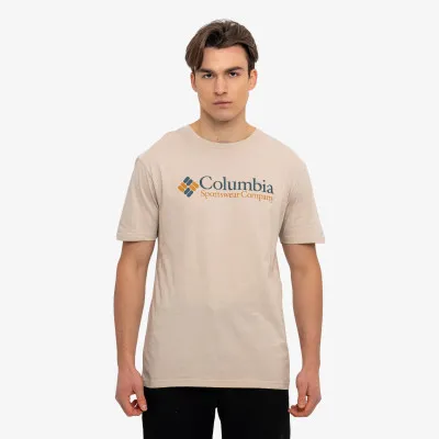 COLUMBIA MAJICA CSC Basic Logo Tee-Dark Stone, CSC 