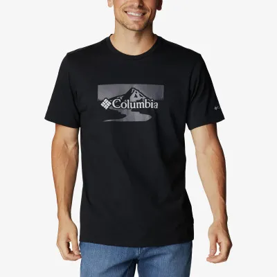 COLUMBIA MAJICA Path Lake Graphic Tee II-Black, Peak 2 R 